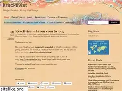 Sites similar to kractivist.wordpress.com
