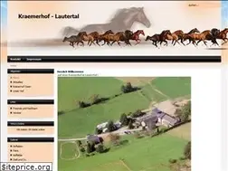 Sites similar to kraemerhof.com