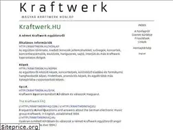 Sites similar to kraftwerk.hu