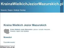 Sites similar to krainawielkichjeziormazurskich.pl