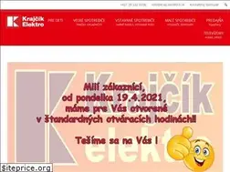 Sites similar to krajcikelektro.sk