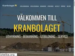 Sites similar to kranbolaget.se