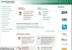 Sites similar to krankenkassen.de