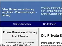 Sites similar to krankenversicherung-private.net