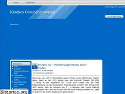 Sites similar to krankes-gesundheitswesen.de