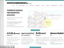 Sites similar to krantaanbiedingen.nl