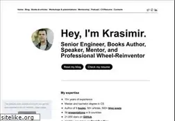 Sites similar to krasimirtsonev.com