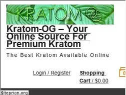 Sites similar to kratom-og.com