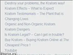 Sites similar to kratombible.com
