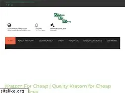 Sites similar to kratomforcheap.com