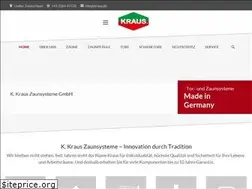 Sites similar to kraus-zaunsysteme.de