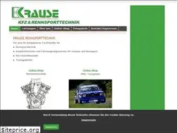 Sites similar to krause-rennsporttechnik.de
