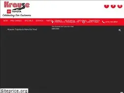 Sites similar to krausetoyota.com