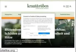 Sites similar to krautundrueben.de