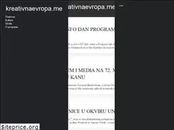 Sites similar to kreativnaevropa.me