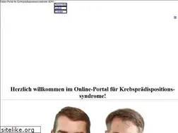 Sites similar to krebs-praedisposition.de