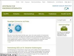 Sites similar to krebsdaten.de