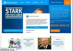 Sites similar to krebshilfe.de