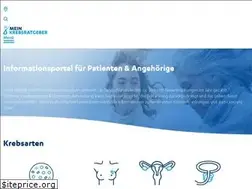 Sites similar to krebsratgeber.de