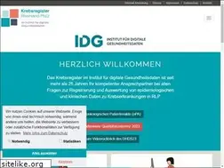 Sites similar to krebsregister-rlp.de