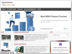 Sites similar to kredicikartiliriletisim.net