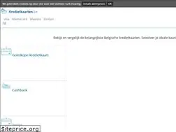 Sites similar to kredietkaarten.be