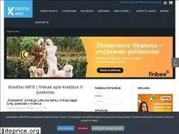 Sites similar to kreditai.info