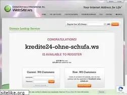 Sites similar to kredite24-ohne-schufa.ws