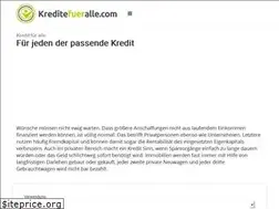 Sites similar to kreditefueralle.com
