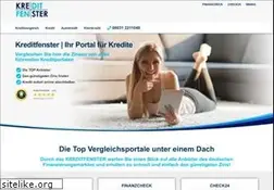 Sites similar to kreditfenster.de