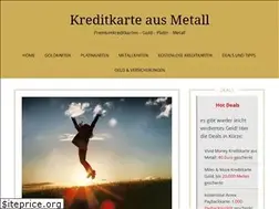 Sites similar to kreditkarte-aus-metall.de