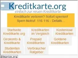 Sites similar to kreditkarte.org