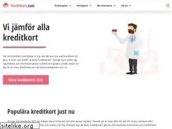 Sites similar to kreditkort.com