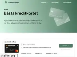 Sites similar to kreditkortlistan.se
