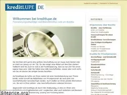 Sites similar to kreditlupe.de