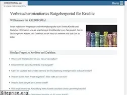 Sites similar to kreditorial.de