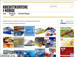 Sites similar to kredittkortene.no