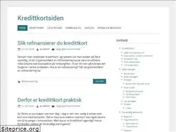 Sites similar to kredittkortsiden.no
