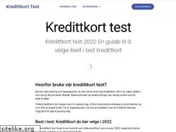 Sites similar to kredittkorttesten.no