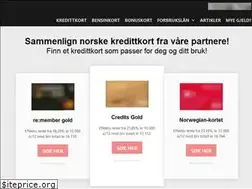 Sites similar to kredittkrt.no
