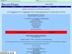 Sites similar to kreditvermittlungbayernfinanz.de
