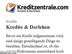 Sites similar to kreditzentrale.com