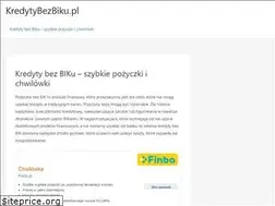 Sites similar to kredytybezbiku.pl