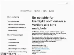 Sites similar to kreftfri.no