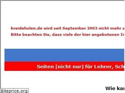 Sites similar to kreideholen.de