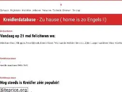Sites similar to kreidlerdatabase.nl