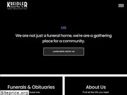 Sites similar to kreidlerfuneralhome.com
