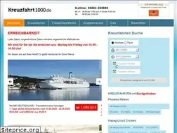 Sites similar to kreuzfahrt1000.de
