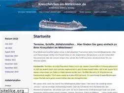 Sites similar to kreuzfahrten-im-mittelmeer.de