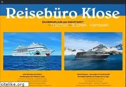 Sites similar to kreuzfahrten-klose.de